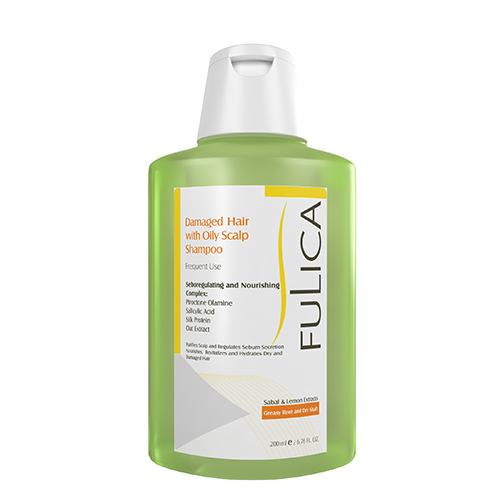 شامپو فولیکا مناسب پوست سر چرب و موهای آسیب دیده